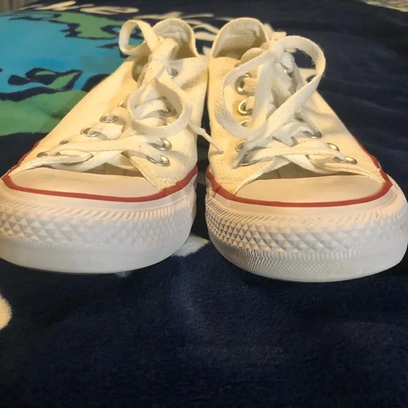 COPY - Women’s White Converse Sneakers - Picture 1 of 5